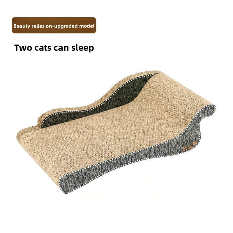 Wear-resistant cat scratching lounger, two cats can sleep, Big Cat Claw Board.