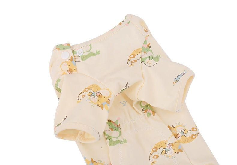 Thin breathable full-cover suit for Ragdoll kittens, featuring anti-shedding design, ideal for summer cat clothing.
