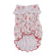Cute summer pet cat dress in vintage style, breathable and anti-shedding.