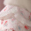Cute summer pet cat dress in vintage style with floral print and lace trim.