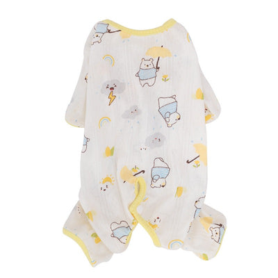 Summer cat clothing, anti-shedding full-cover suit for kittens, breathable and thin.