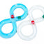 Interactive cat toy set with spinning wheel and colorful balls, designed for kittens, British Shorthair, and Ragdoll cats.