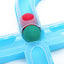 Interactive cat toy set featuring a spinning wheel track with colorful balls for playful kittens.