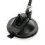 Cat toy with suction cup and steel wire teaser pole for interactive play.