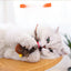 Juguete interactivo con plumas para gatos: estimulador electrónico masticable realista con forma de pájaro y ratón para el entretenimiento de los gatos.