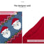 Christmas-themed cat sweater with Santa Claus pattern, stripe knitting, windproof design, perfect for winter warmth and anti-shedding. Ideal pet clothing for festive seasons.