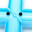 Interactive cat toy set with blue spinning wheel component.