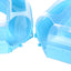Interactive Cat Toy Set components in blue plastic, featuring a spinning wheel and exploration tunnel.